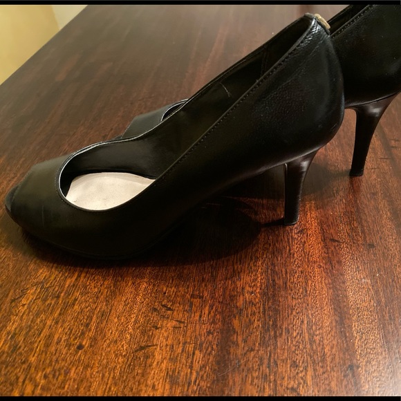 Cole Haan Black Peep-Toe pumps - Picture 2 of 3